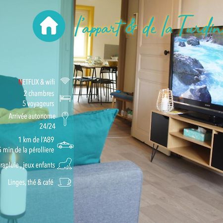 L'Appart & De La Turdine A L'Arbresle Entree Autonome Eveux Luaran gambar